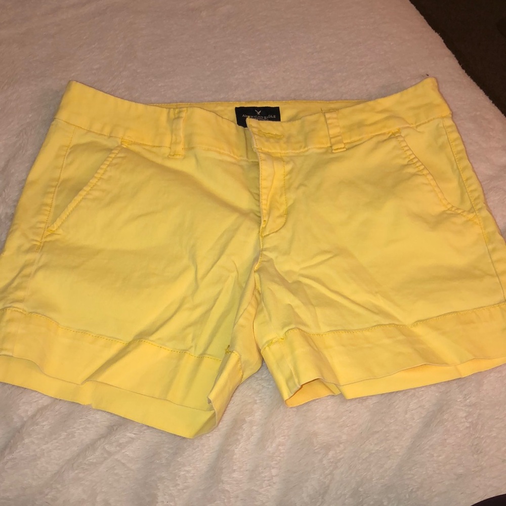 Yellow shorts